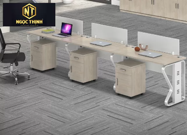 Tổng hợp các loại bàn làm việc theo cụm cho nhân viên văn phòng tại Nội Thất Ngọc Thịnh